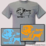 Футболка "Border terrier" 100% хлопок (бордер терьер)