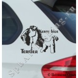 Наклейка "Kerry blu terrier" (керри блю терьер)